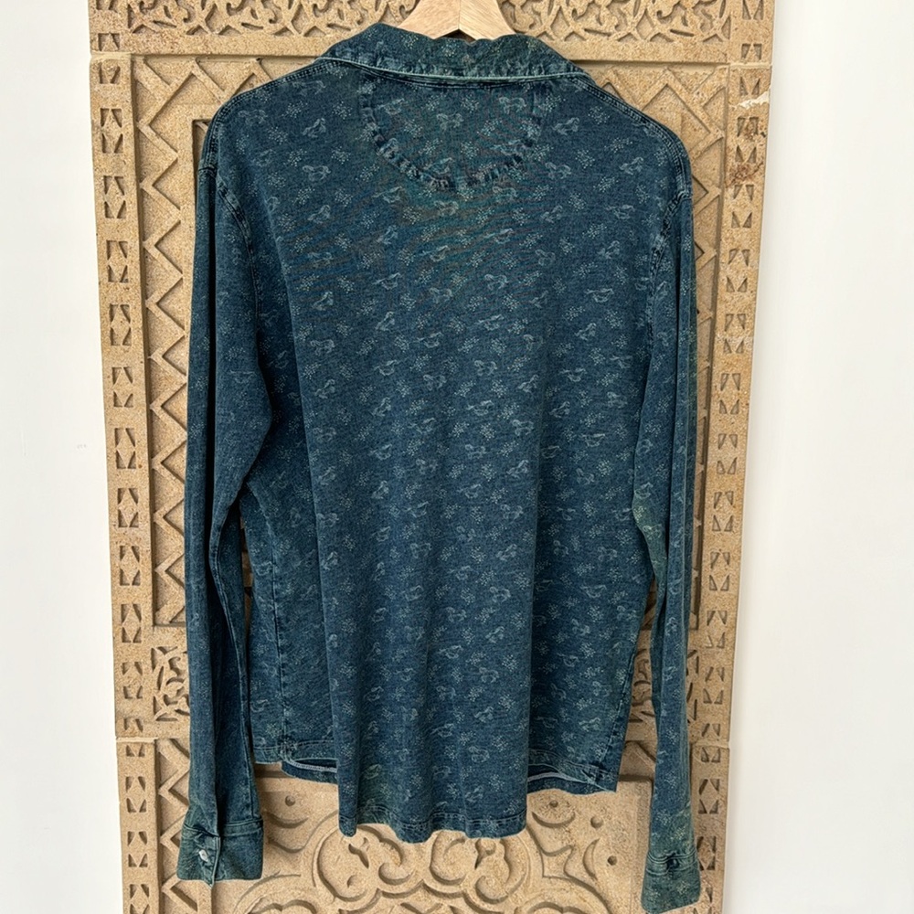 Sundance Blue Button Down Shirt - Picture 6 of 9